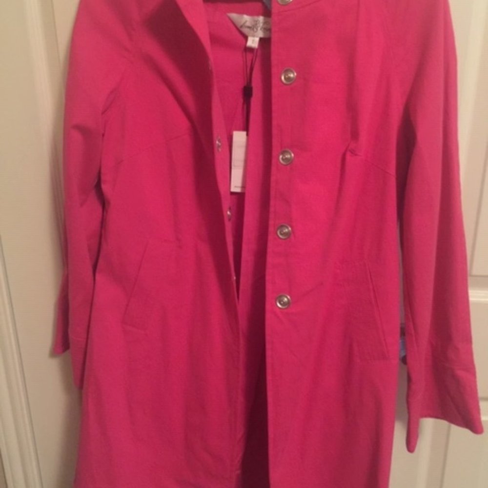 Light elegant pink coat, size S, NWT
